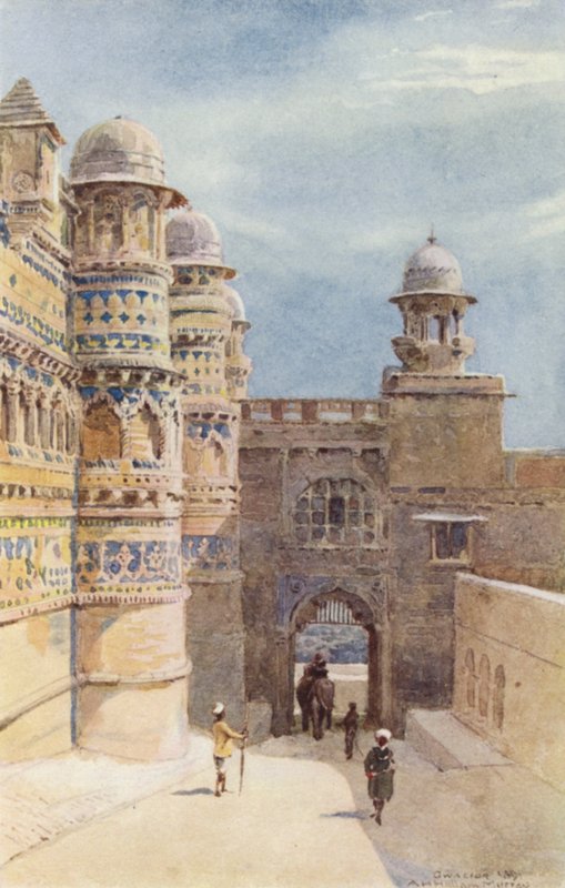 O homem canta o palácio, Gwalior de Alexander Henry Hallam Murray