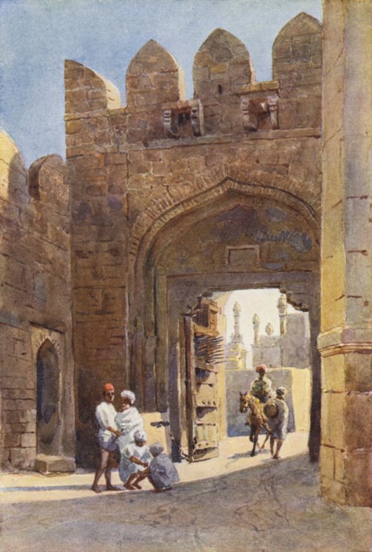 O portão de Shahpur, Bijapur de Alexander Henry Hallam Murray