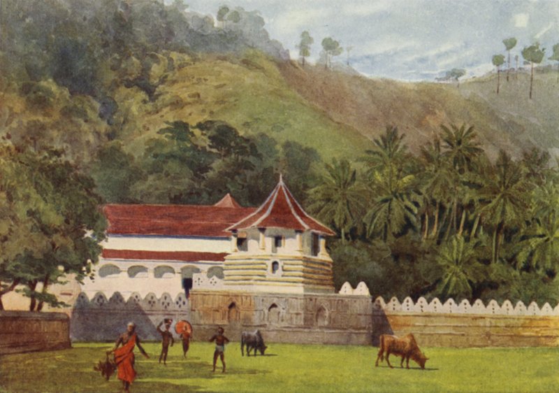 O templo do dente, Kandy, Exterior de Alexander Henry Hallam Murray