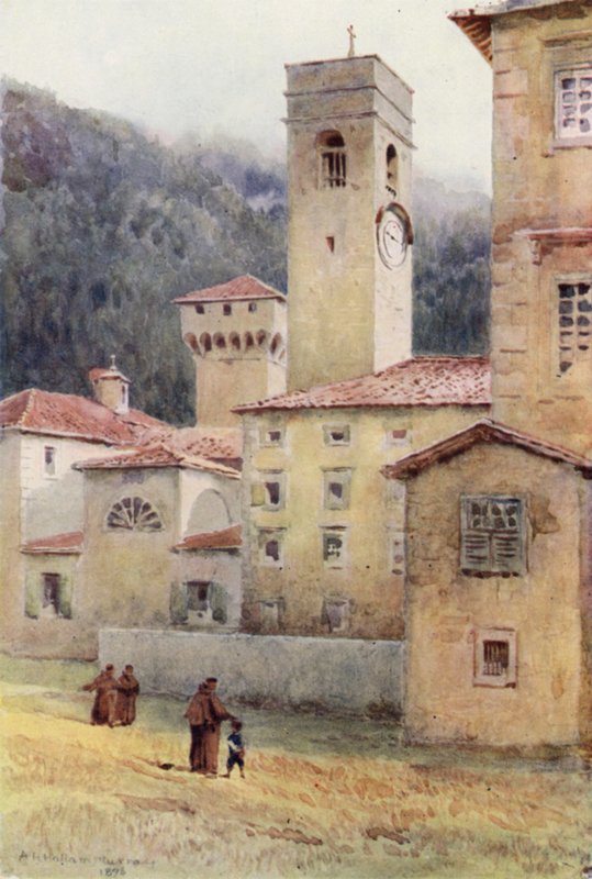 Vallombrosa, Abadia (cor litho) de Alexander Henry Hallam Murray