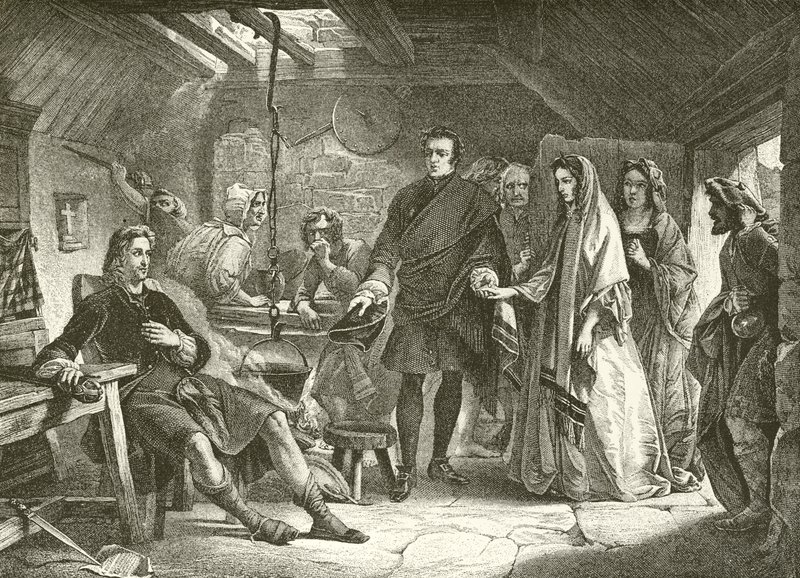 A primeira reunião do príncipe Charles com Flora Macdonald de Alexander Johnston