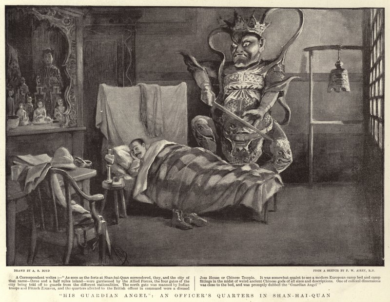 Seu Anjo da Guarda, um Quartel do Oficial em Shan-Hai-Quan de Alexander Stuart Boyd