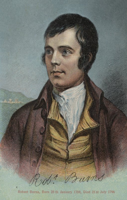 Robert Burns, poeta escocês de Alexander after Nasmyth