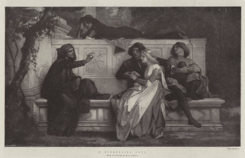 Um poeta florentino de Alexandre Cabanel