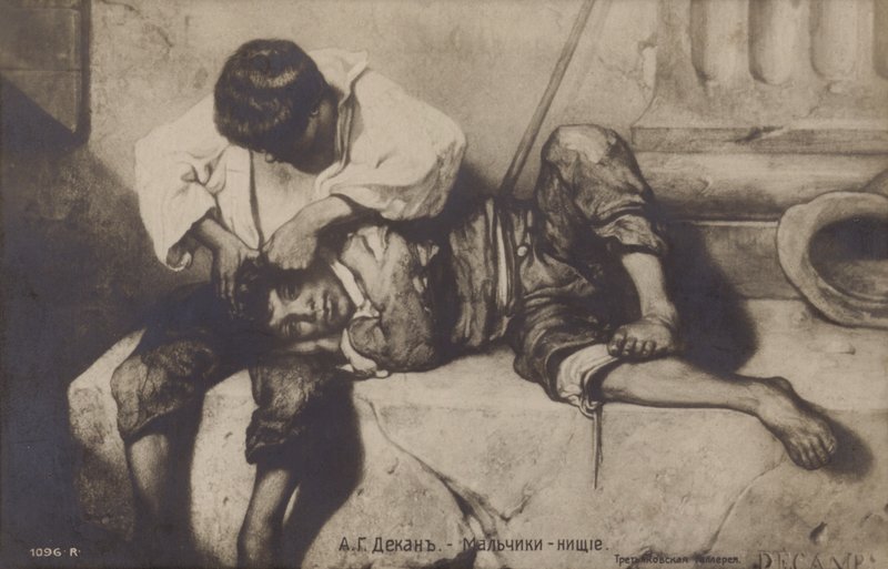 Meninos pobres do século XIX de Alexandre Gabriel Decamps