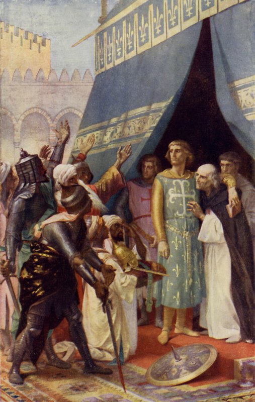 St Louis, um prisioneiro nas mãos dos sarracenos de after Alexandre Cabanel