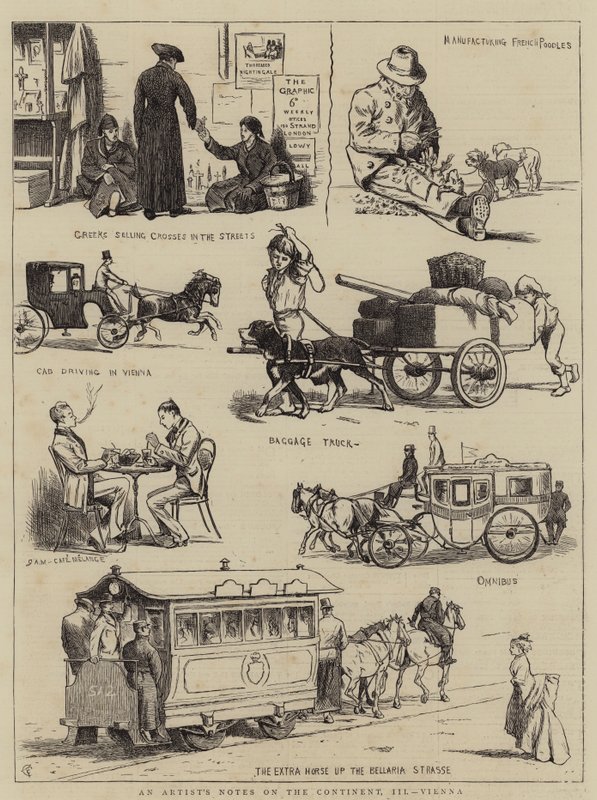 Notas de um artista no continente, III, Viena de Alfred Chantrey Corbould