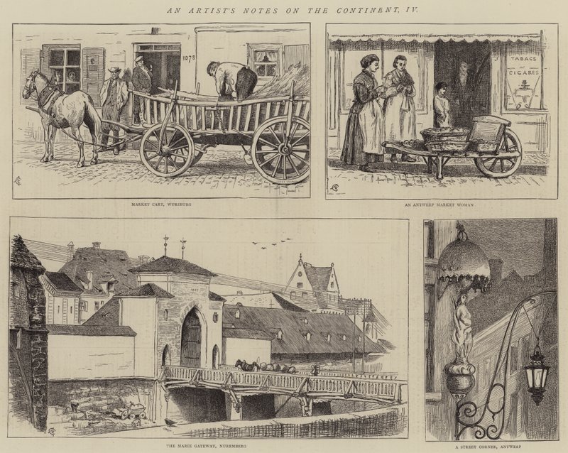 Notas de um artista no continente, IV de Alfred Chantrey Corbould