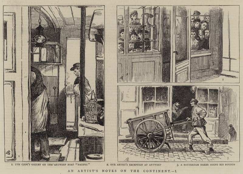 Notas de um artista no continente-I de Alfred Chantrey Corbould