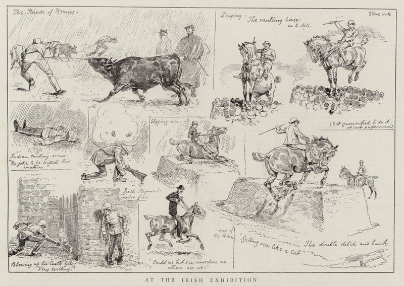 Na exposição irlandesa de Alfred Chantrey Corbould