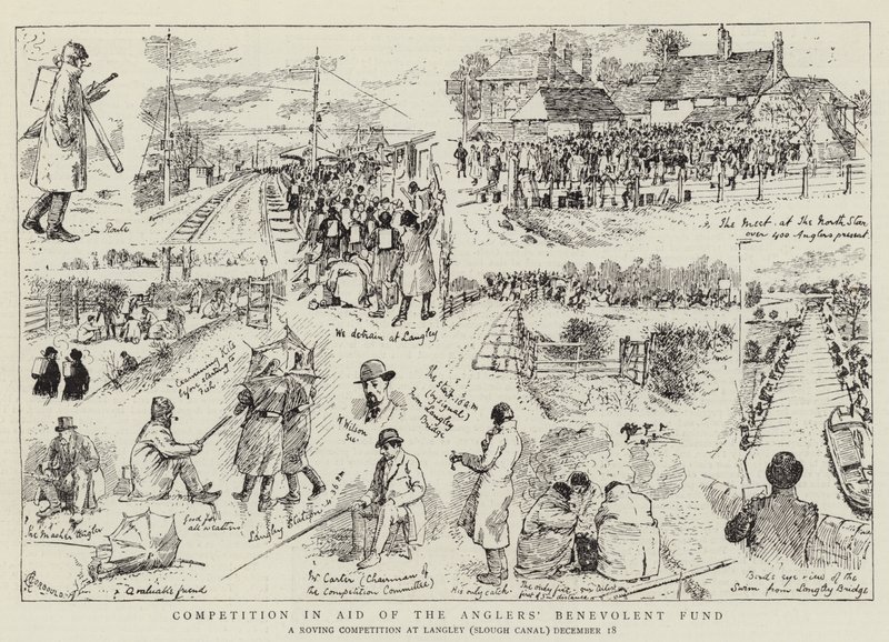 Concorrência na Ajuda ao Fundo Benevolente dos Pescadores de Alfred Chantrey Corbould