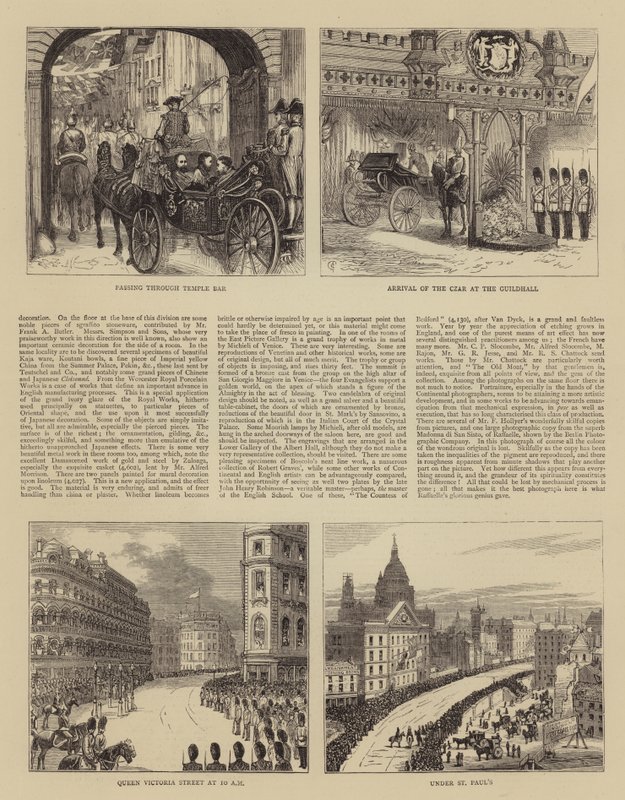 Czar da Rússia em Londres de Alfred Chantrey Corbould