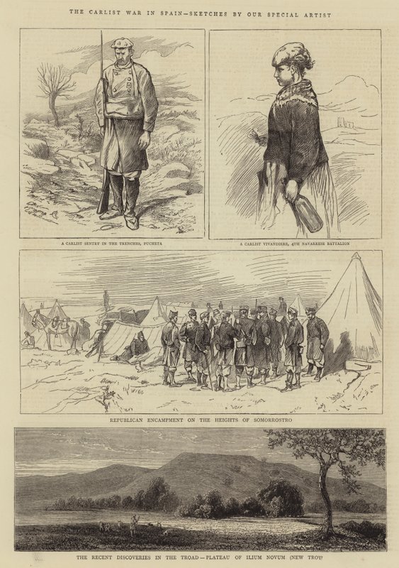 A guerra carlista na Espanha de Alfred Chantrey Corbould