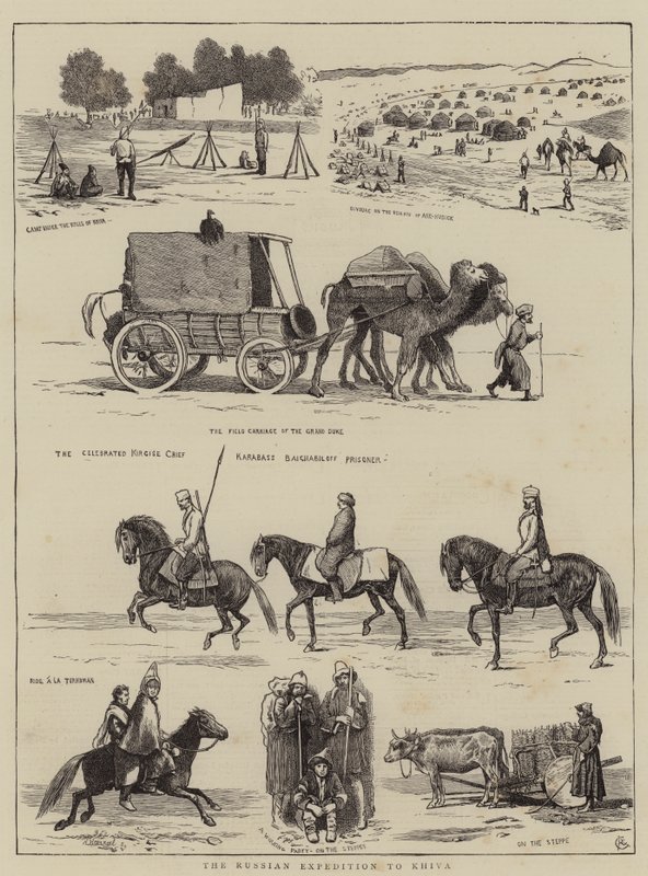 A Expedição Russa a Khiva de Alfred Chantrey Corbould
