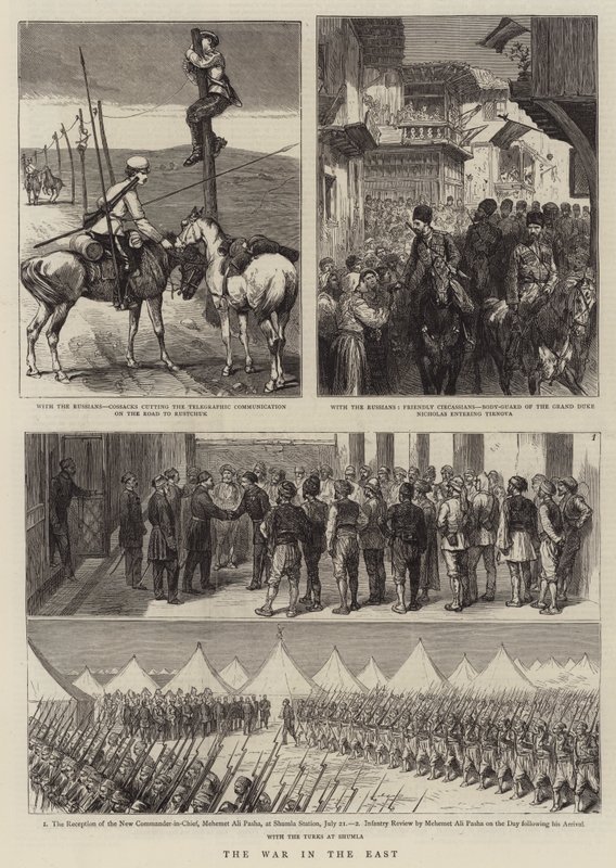 A guerra no leste de Alfred Chantrey Corbould