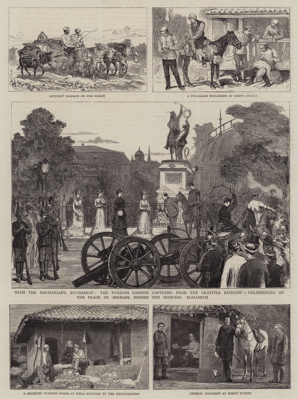 Com os russos e turcos de Alfred Chantrey Corbould