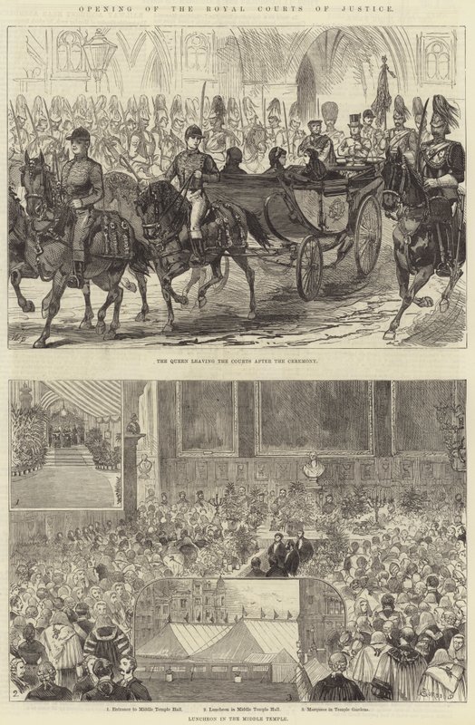 Abertura das Cortes Reais de Justiça de Alfred Courbould
