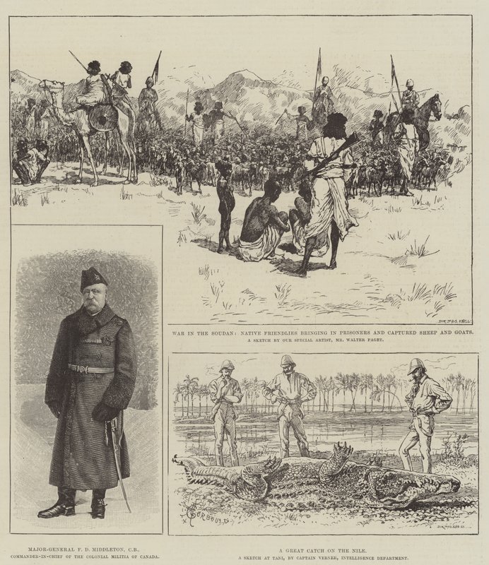 A guerra no Sudão de Alfred Courbould