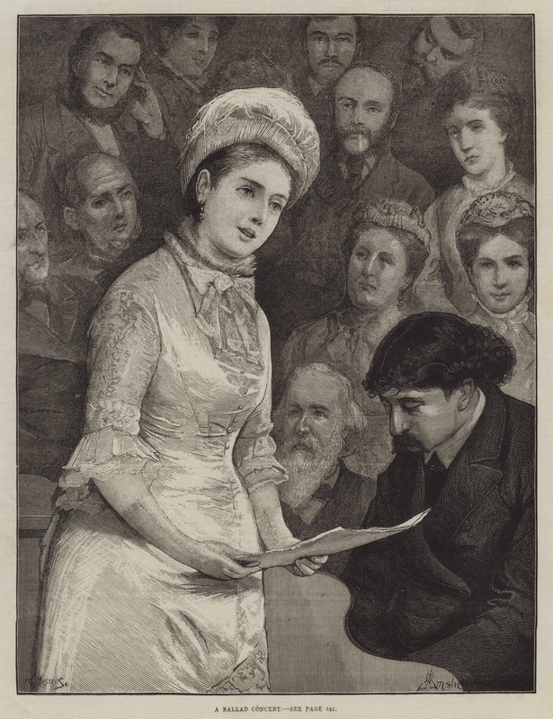 Um concerto de balada de Alfred Edward Emslie