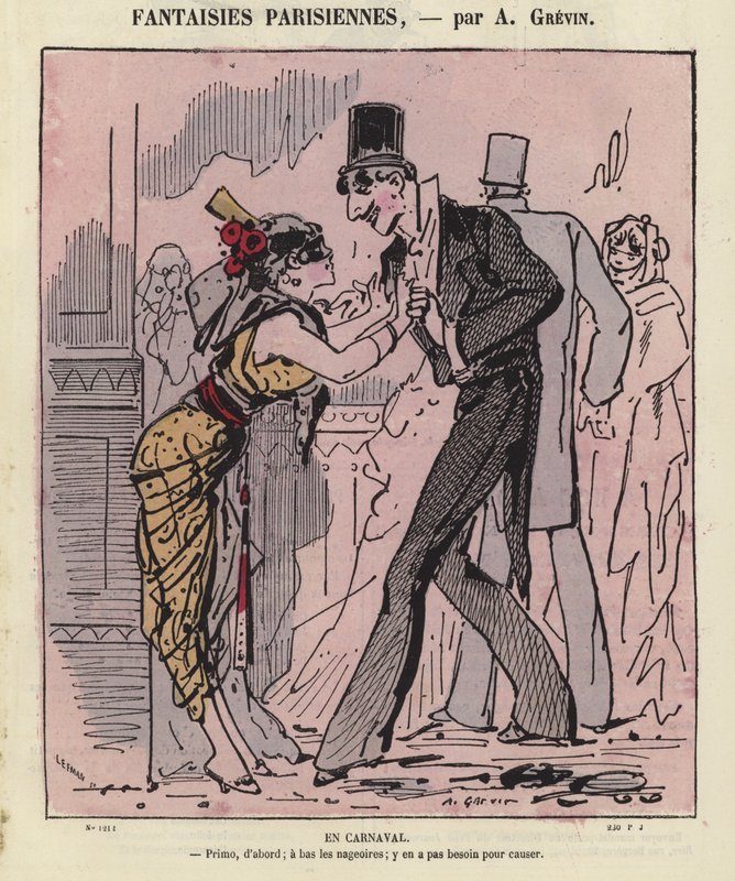 Fantasias parisienses de Alfred Grevin