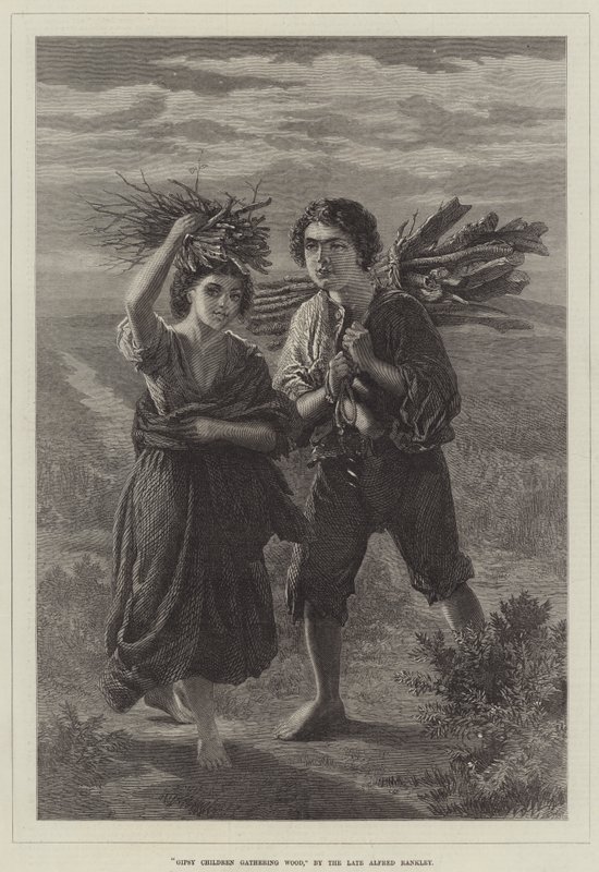 Gipsy Children reunindo madeira de Alfred Rankley