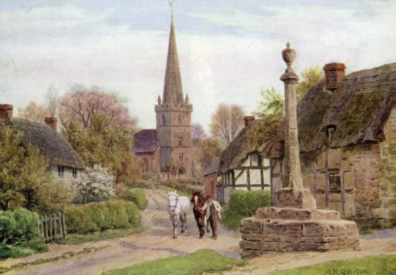 Childs Wickham, perto de Evesham, Worcester de Alfred Robert Quinton