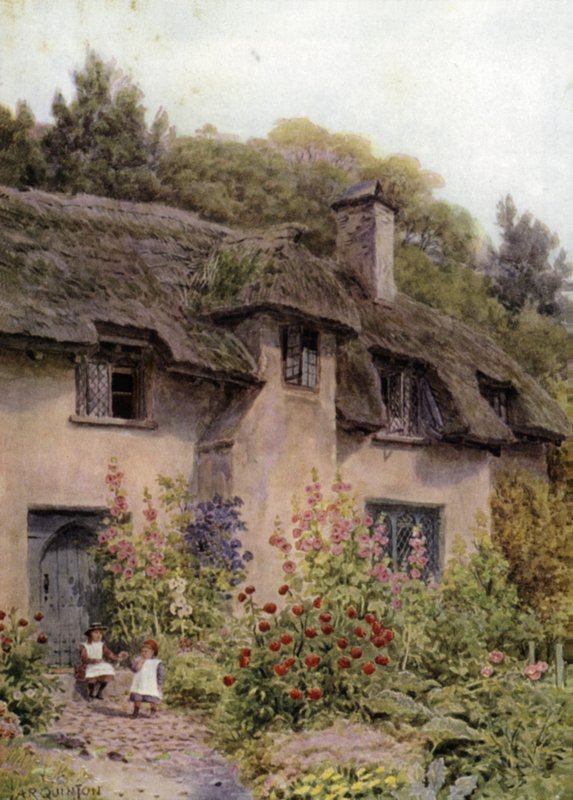 Cottage Garden, Selworthy, Somerset de Alfred Robert Quinton