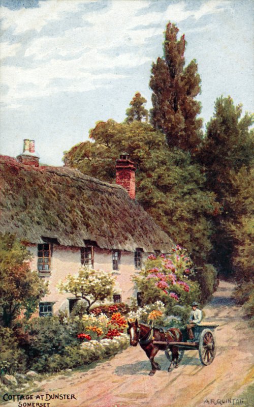 Cottage em Dunster, Somerset de Alfred Robert Quinton