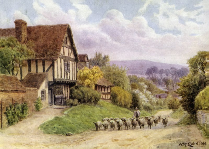 Cropthorne, perto de Evesham, Worcester de Alfred Robert Quinton