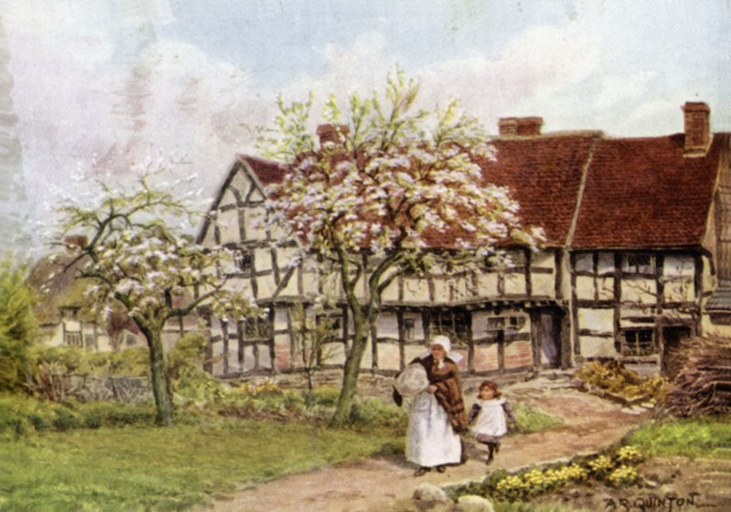 Dossington, perto de Stratford-on-Avon de Alfred Robert Quinton