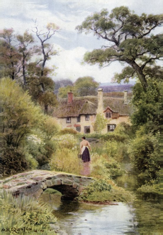 Passarela, perto, Porlock, somerset de Alfred Robert Quinton