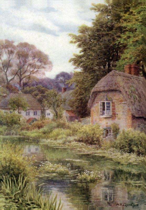 Na Avon, no lago, perto de Salisbury de Alfred Robert Quinton