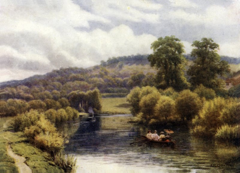 Streatley Reach de Alfred Robert Quinton
