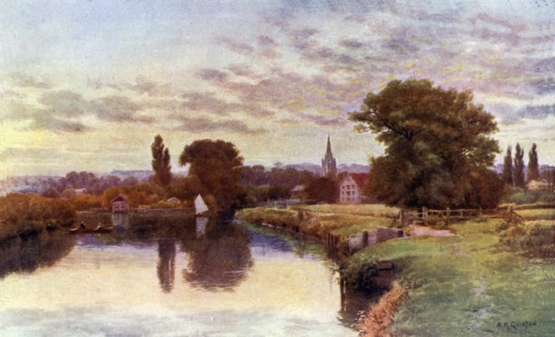 Pôr do sol em Marlow de Alfred Robert Quinton