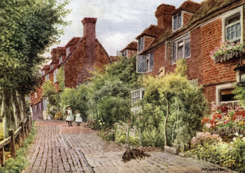 Os passeios, Groombridge, Kent de Alfred Robert Quinton
