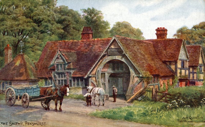 O ferreiro, Penshurst, Kent de Alfred Robert Quinton