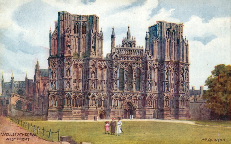 Catedral de Wells, frente oeste de Alfred Robert Quinton