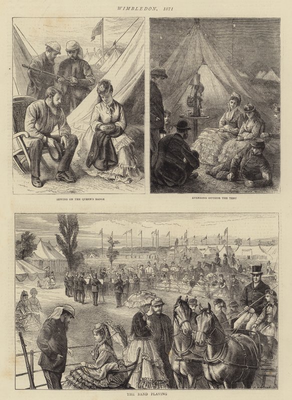Wimbledon, 1871 de Alfred W. Cooper