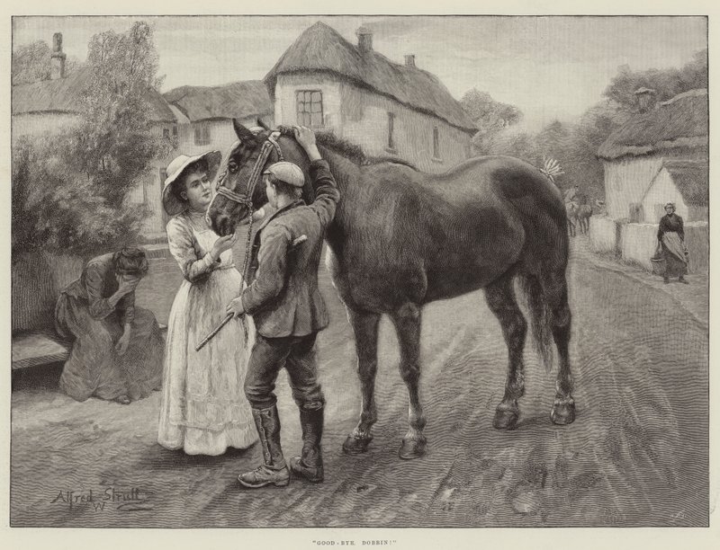 Adeus, Dobbin! de William Strutt