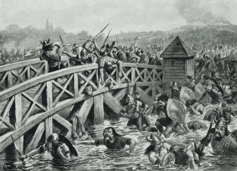 A Batalha de Stamford Bridge, 25 de Setembro de Alfred (after) Pearse