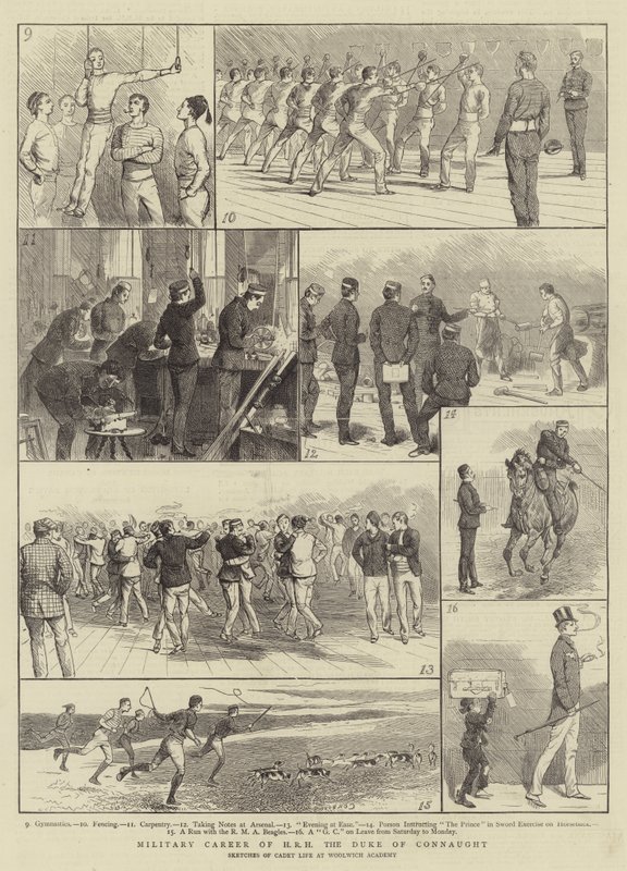 Carreira Militar de SAR o Duque de Connaught de Alfred Chantrey Corbould