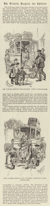 O Hospital Victoria para Crianças de Alfred Chantrey Corbould