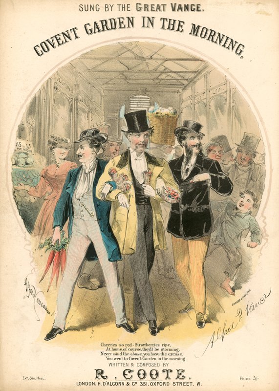 Partitura musical: Covent Garden in the Morning de Alfred Concanen