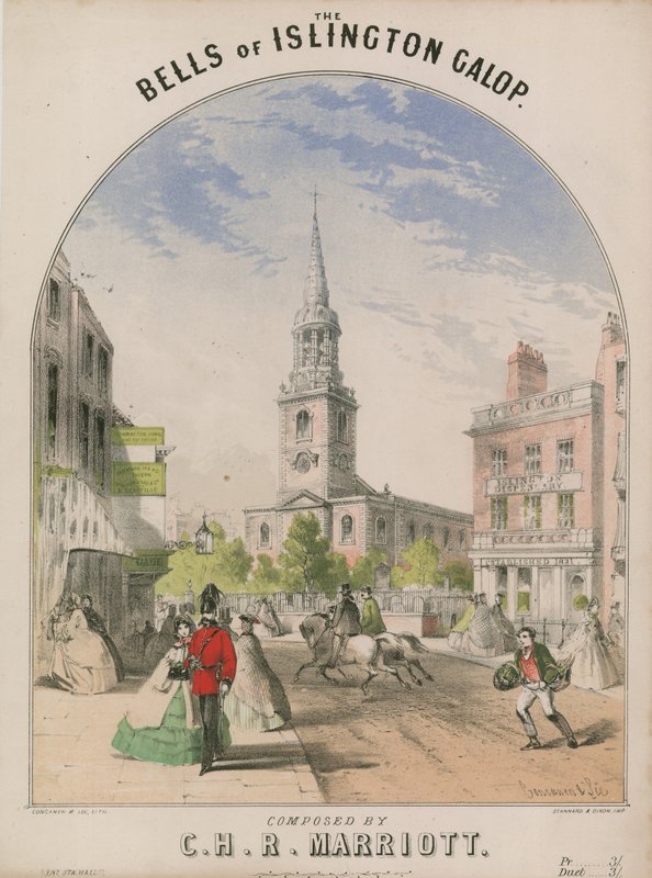 Os sinos de Islington Gallop de Alfred Concanen
