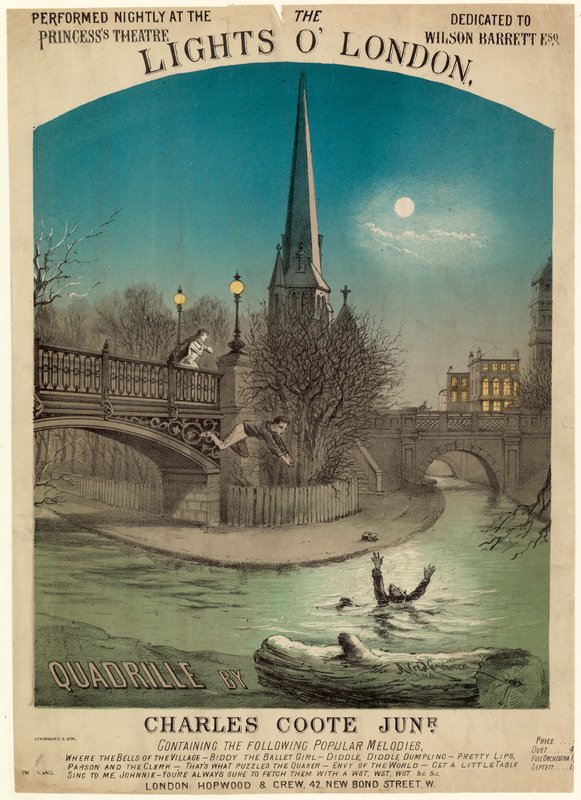 As luzes de Londres de Alfred Concanen