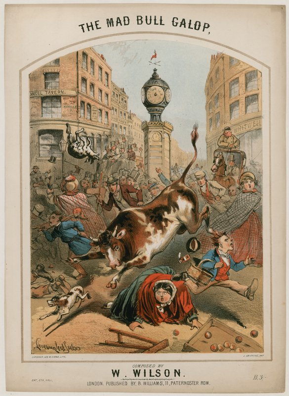O Mad Bull Galop de Alfred Concanen
