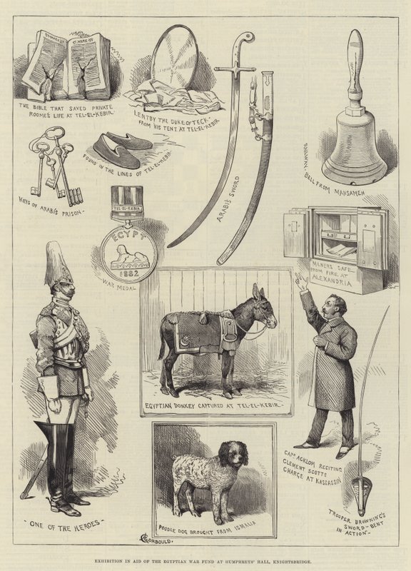 Exposição em Ajuda do Fundo Egípcio de Guerra no Humphreys &39;Hall, Knightsbridge de Alfred Courbould