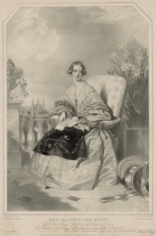 rainha Victoria de Alfred Edward Chalon