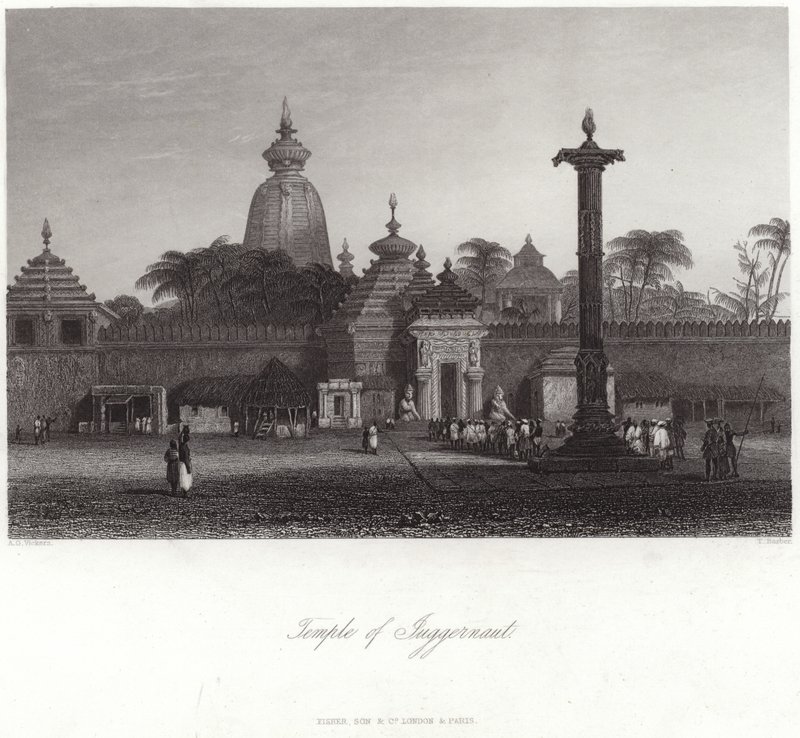 Templo de Jagannath em Puri de Alfred Gomersal Vickers