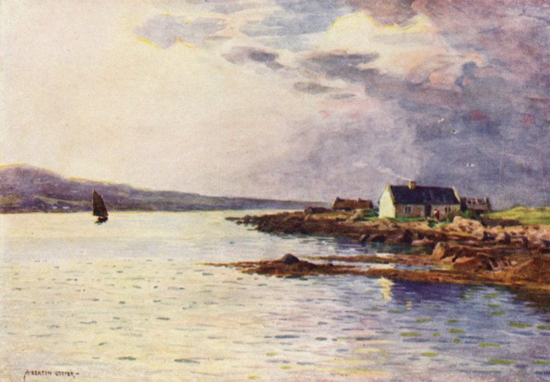 Uma tempestade que vem, Bertraghboy Bay de Alfred Heaton Cooper